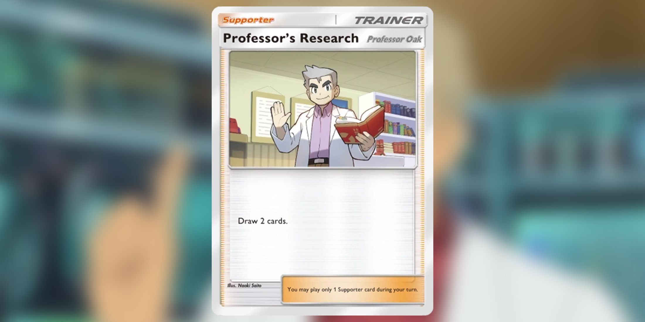 Professor Oak Pokemon TCG Pocket Supporter Card