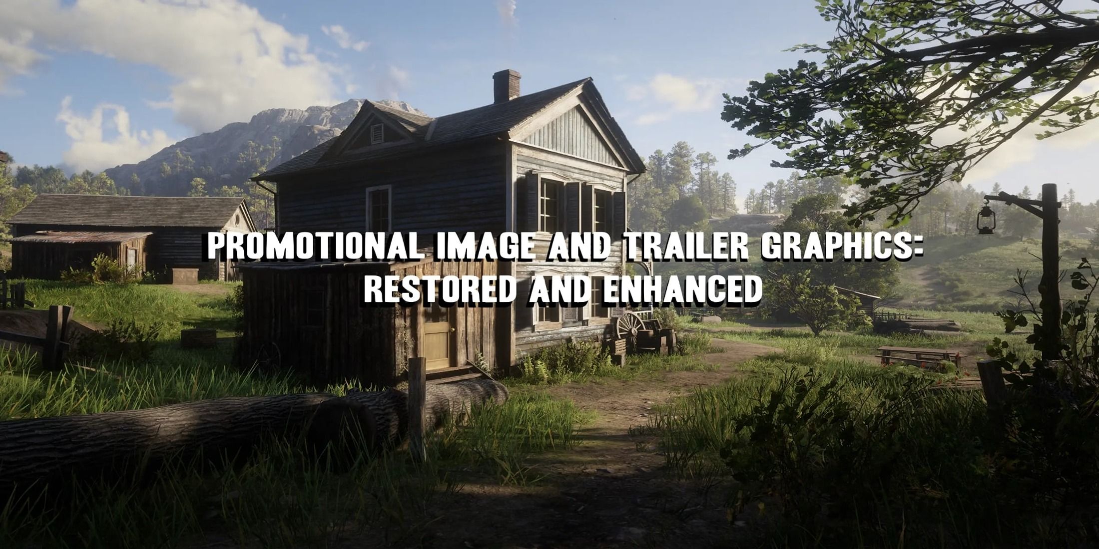 Promotional Image And Trailer Graphics Restored And Enhanced In RDR2