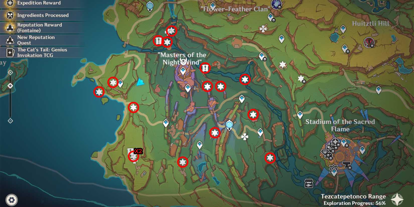 purple obsidian ring and fragments locations in genshin impact