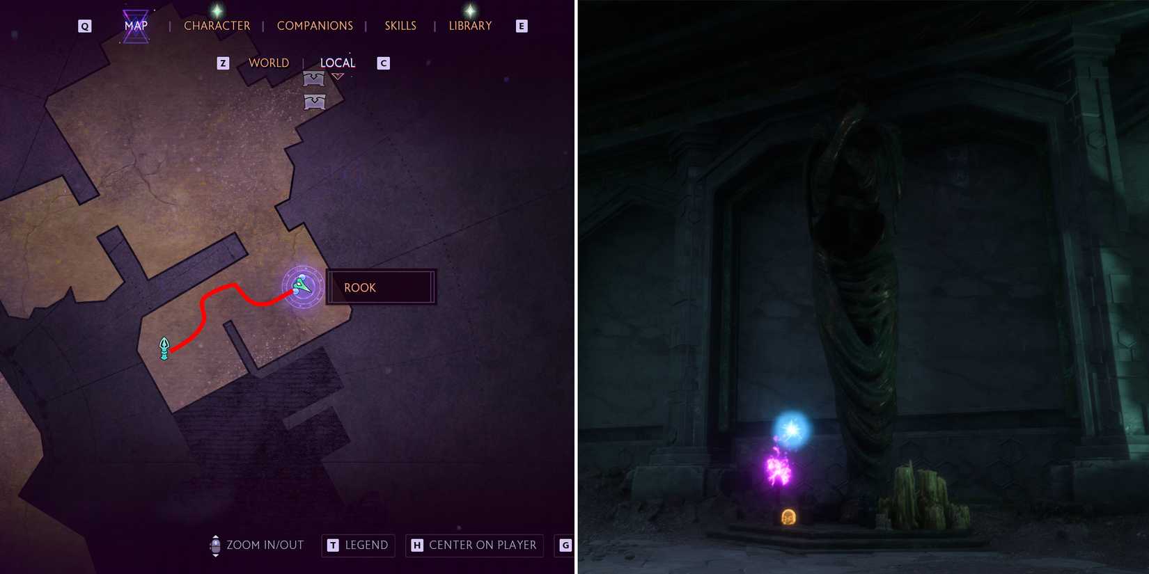 purple torch location 1 in dragon age the veilguard
