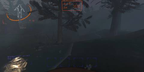 Player Looking At Large Pool Of Rain Water At End Of Day