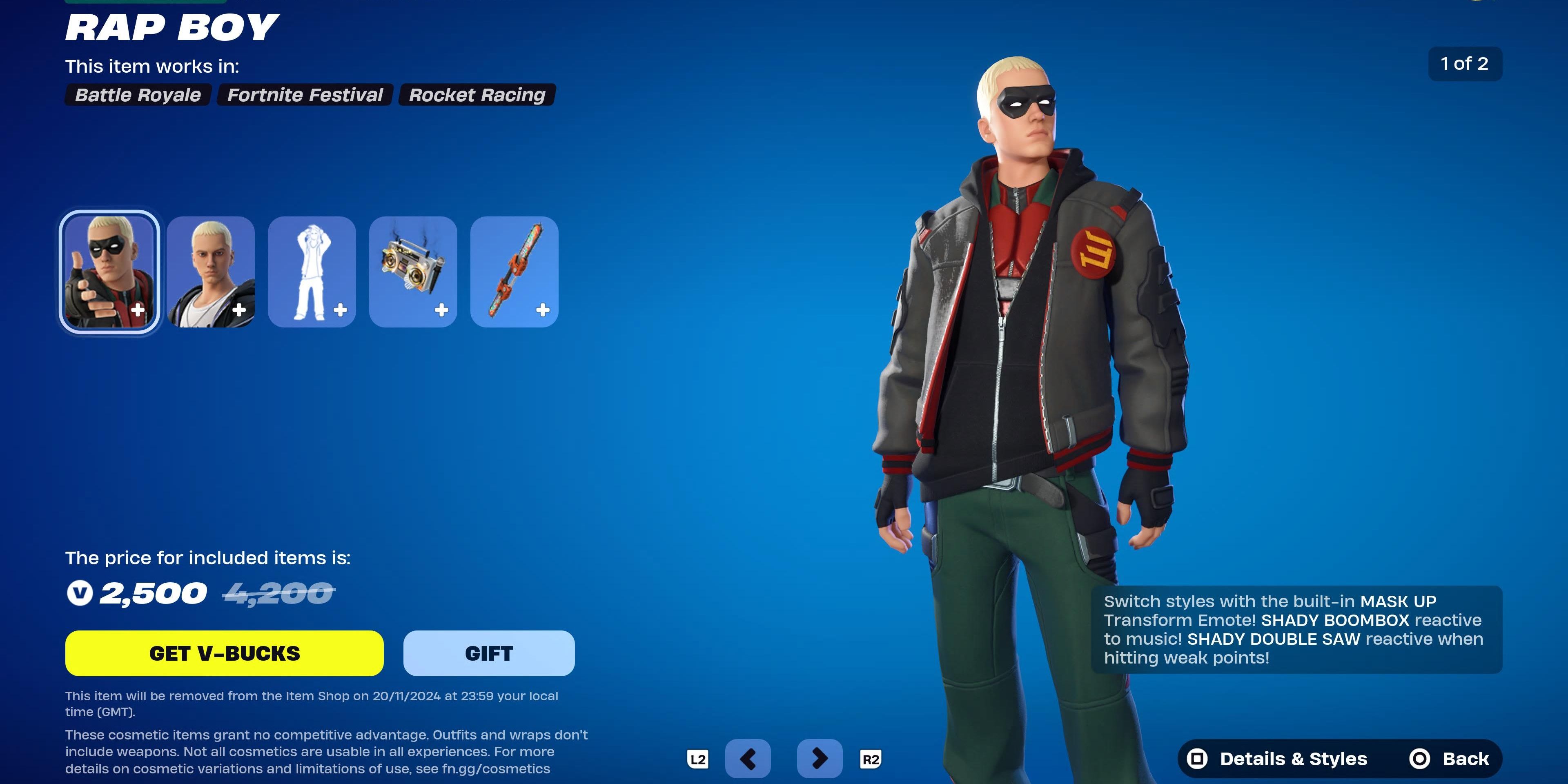 rap boy skin