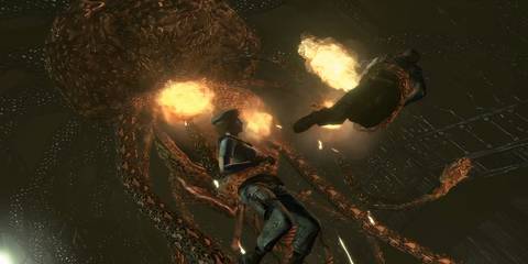 jill and barry trapped by plant 42