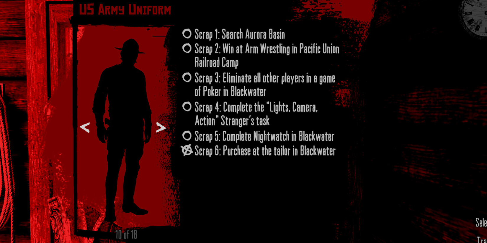 Red Dead Redemption All Outfits RDR Outfit List US Army Uniform