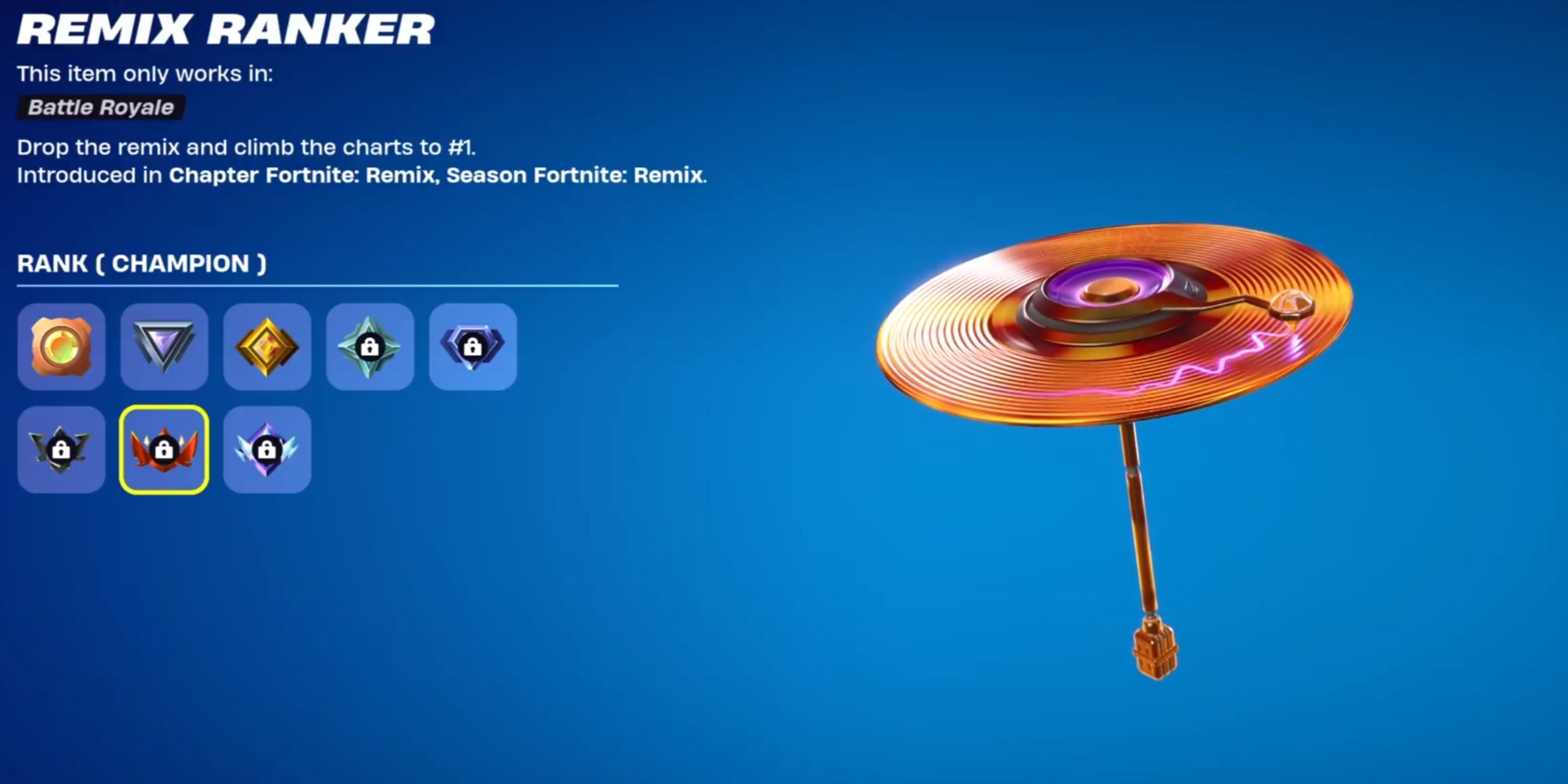 Fortnite Remix: How to Get the Ranked ‘Brella