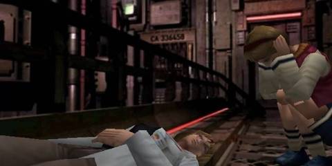 Resident Evil 2 Sherry crying over Annette