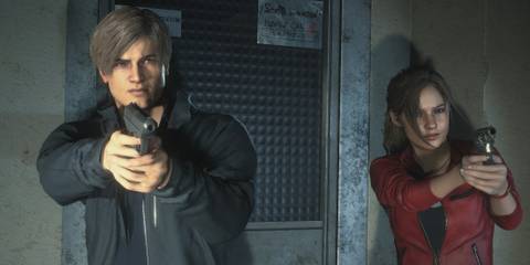 Resident Evil 2 Remake Leon And Claire Shot