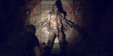 Resident Evil 4 remake garrador chained
