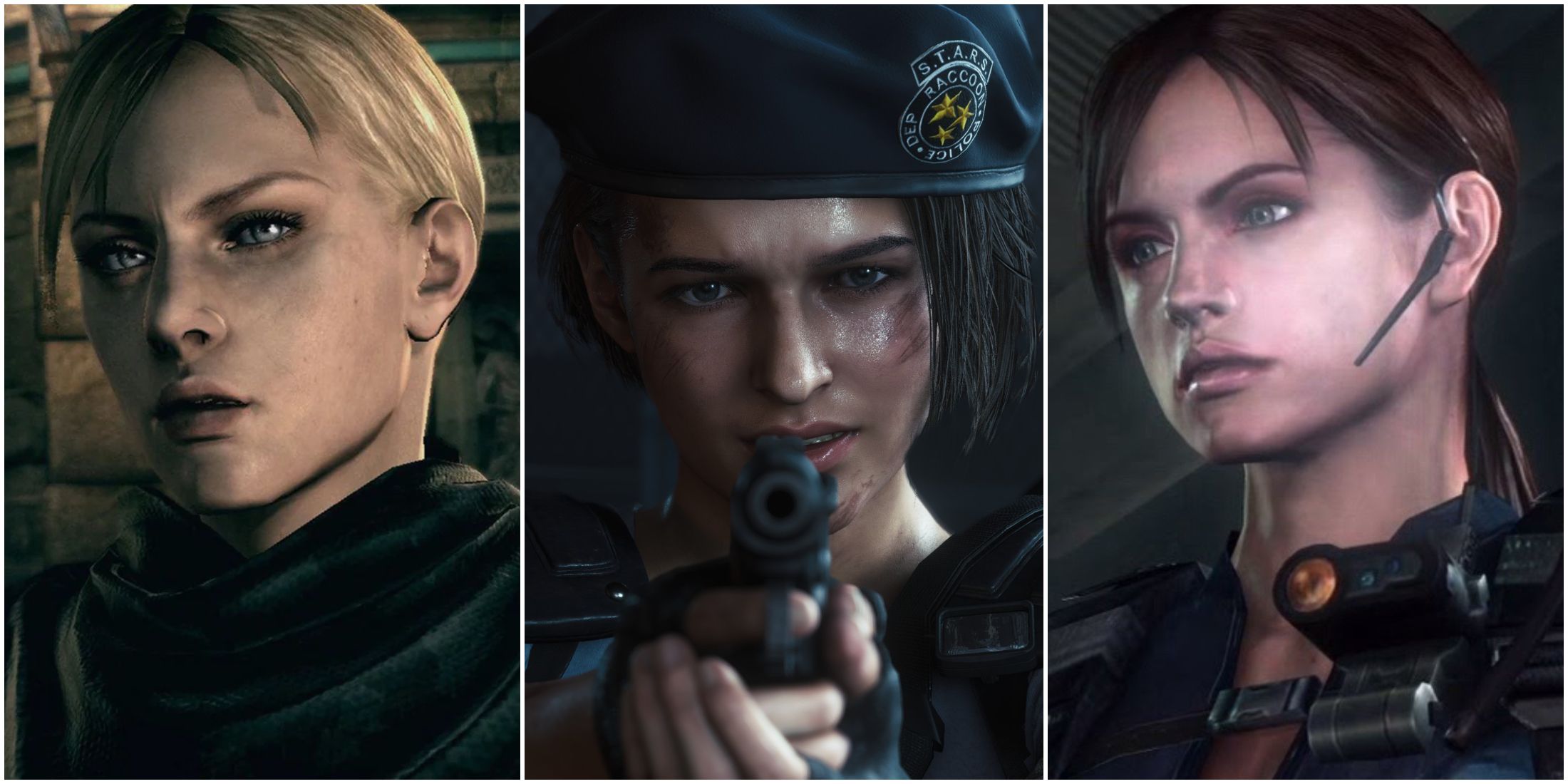 Jill in Resident Evil 5, Jill in Resident Evil 3, Jill in Resident Evil: Revelations