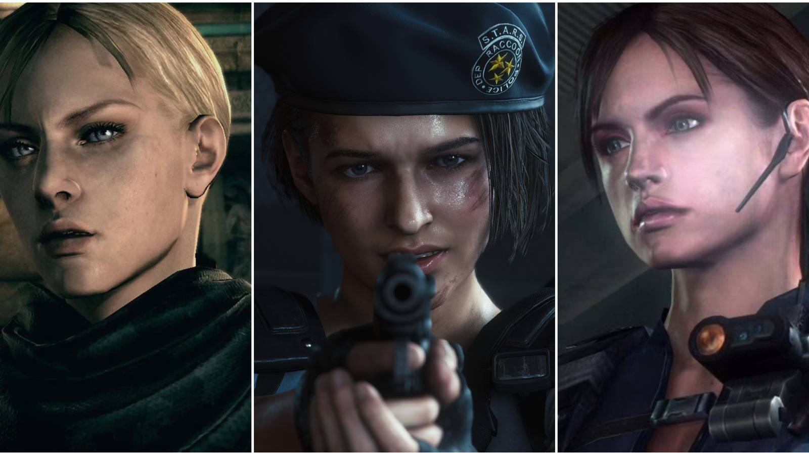 Jill in Resident Evil 5, Jill in Resident Evil 3, Jill in Resident Evil: Revelations
