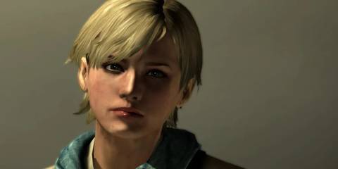 A close-up of Sherry Birkin