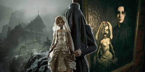 Resident Evil Village Donna split image