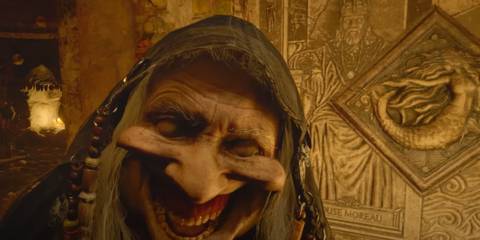 The Hag's face with the 400% expressions mod