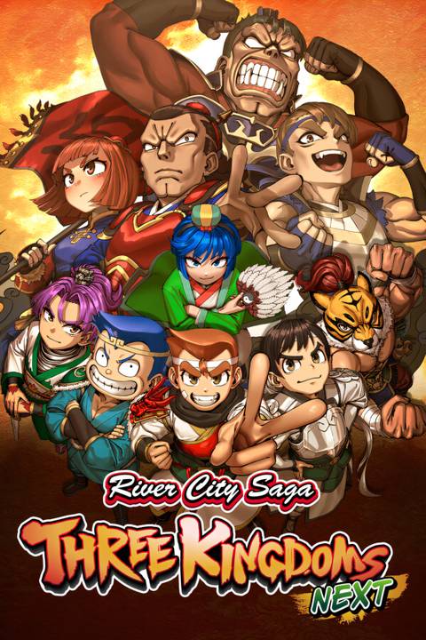 River City Saga Three Kingdoms Next Tag Page Cover Art