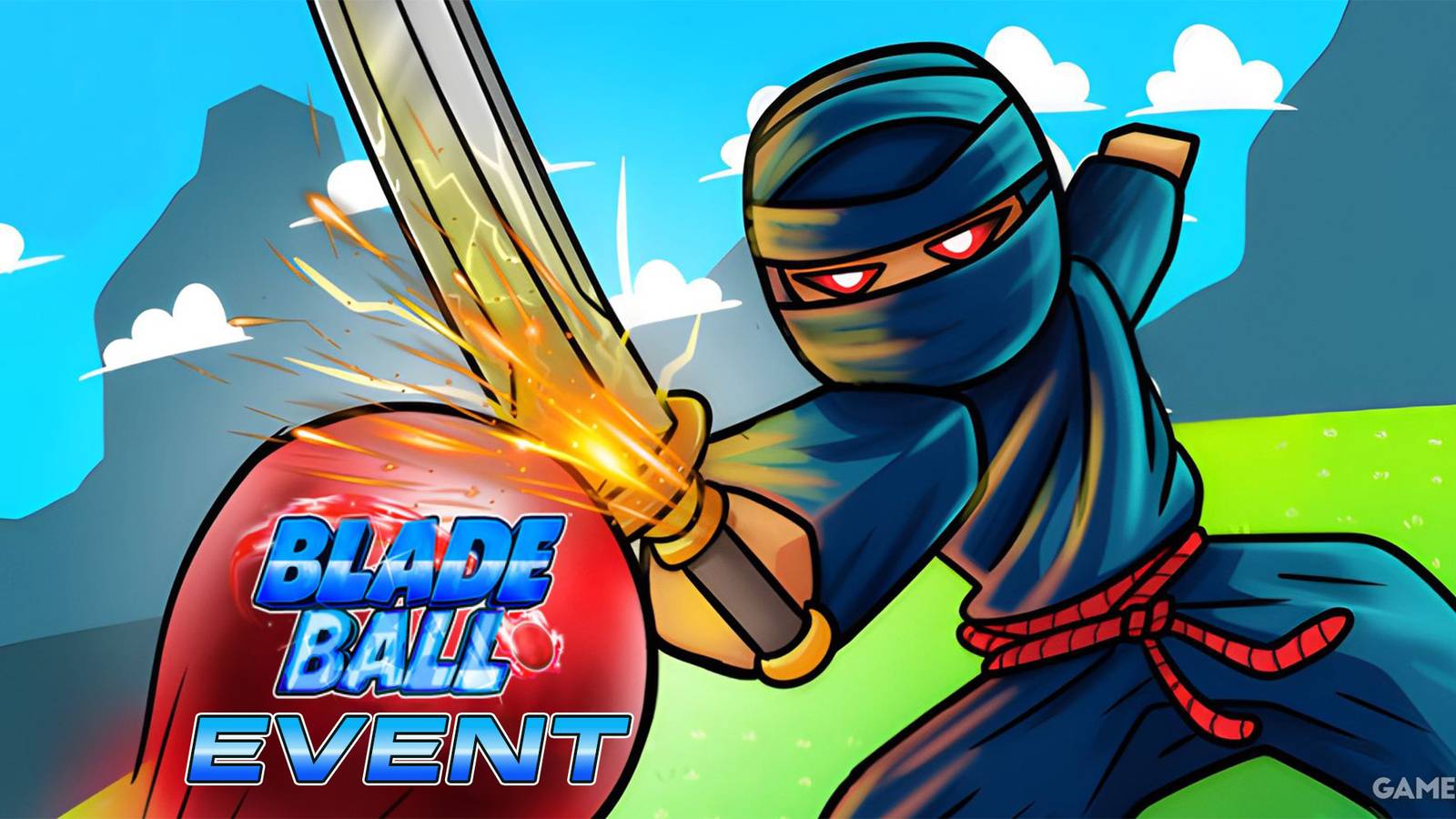 Roblox Blade Ball Event illustration key art 2x1