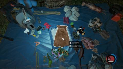 crafting rock bag the forest