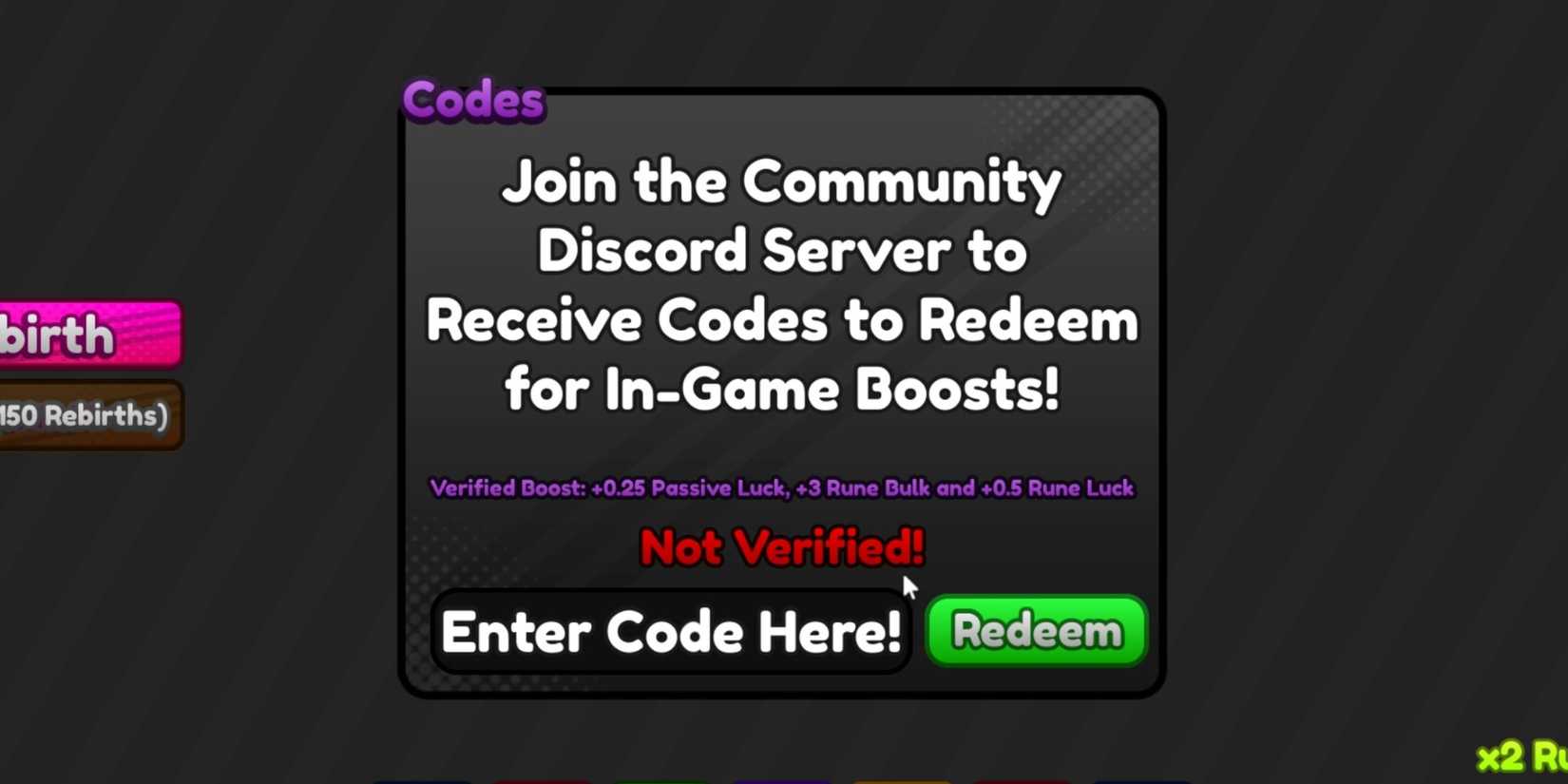 Code Thekl Roblox: Rune Gui Codes