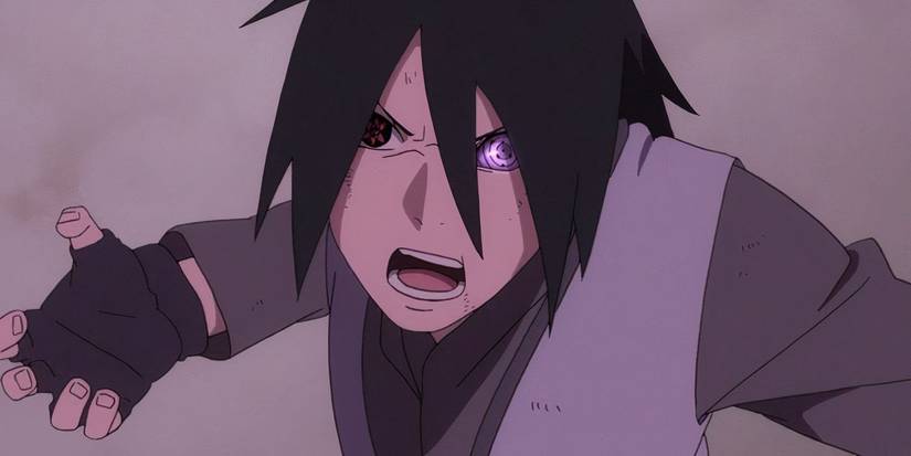 Sasuke Using His Rinnegan Naruto