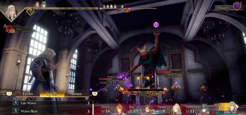 Romancing Saga 2 Rots kzinssie fight