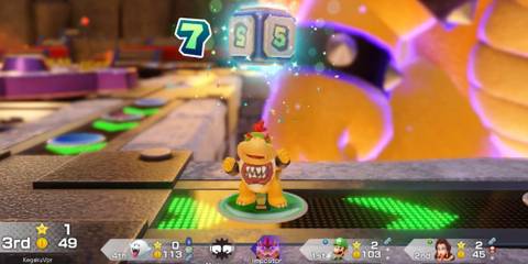 bowser jr using double dice
