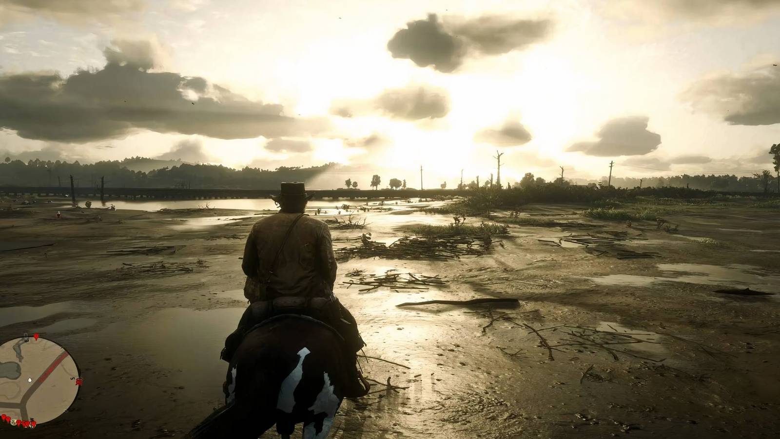 RDR 2 - Arthur on horse