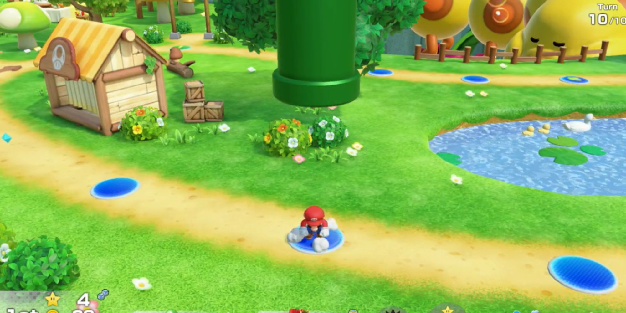 mario with warp pipe