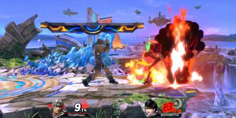 simon burning bayonetta