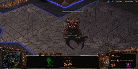 An Ultralisk Being Selected In Game