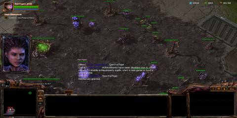 The Player Activating A Cheat Code