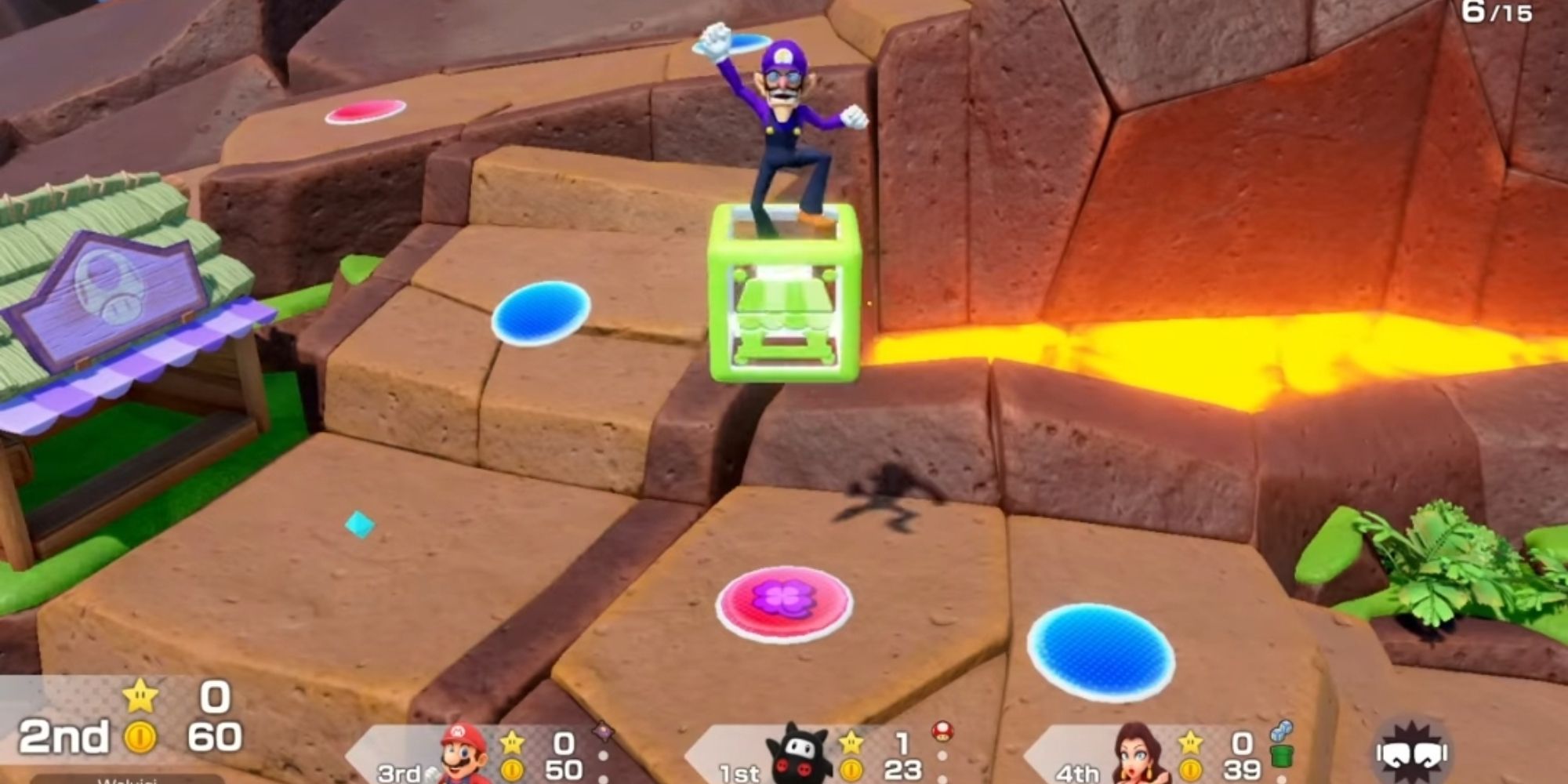 waluigi using shop hop box