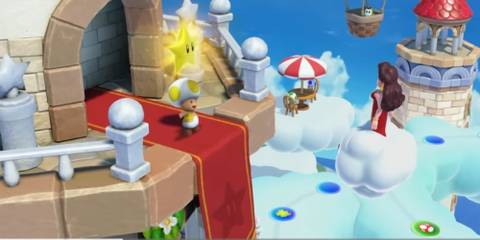 Pauline taking star in Super Mario Party Jamboree