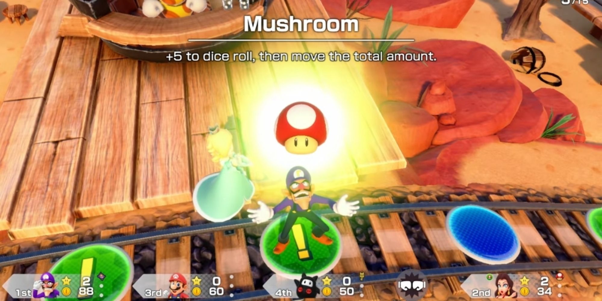 waluigi with mushroom