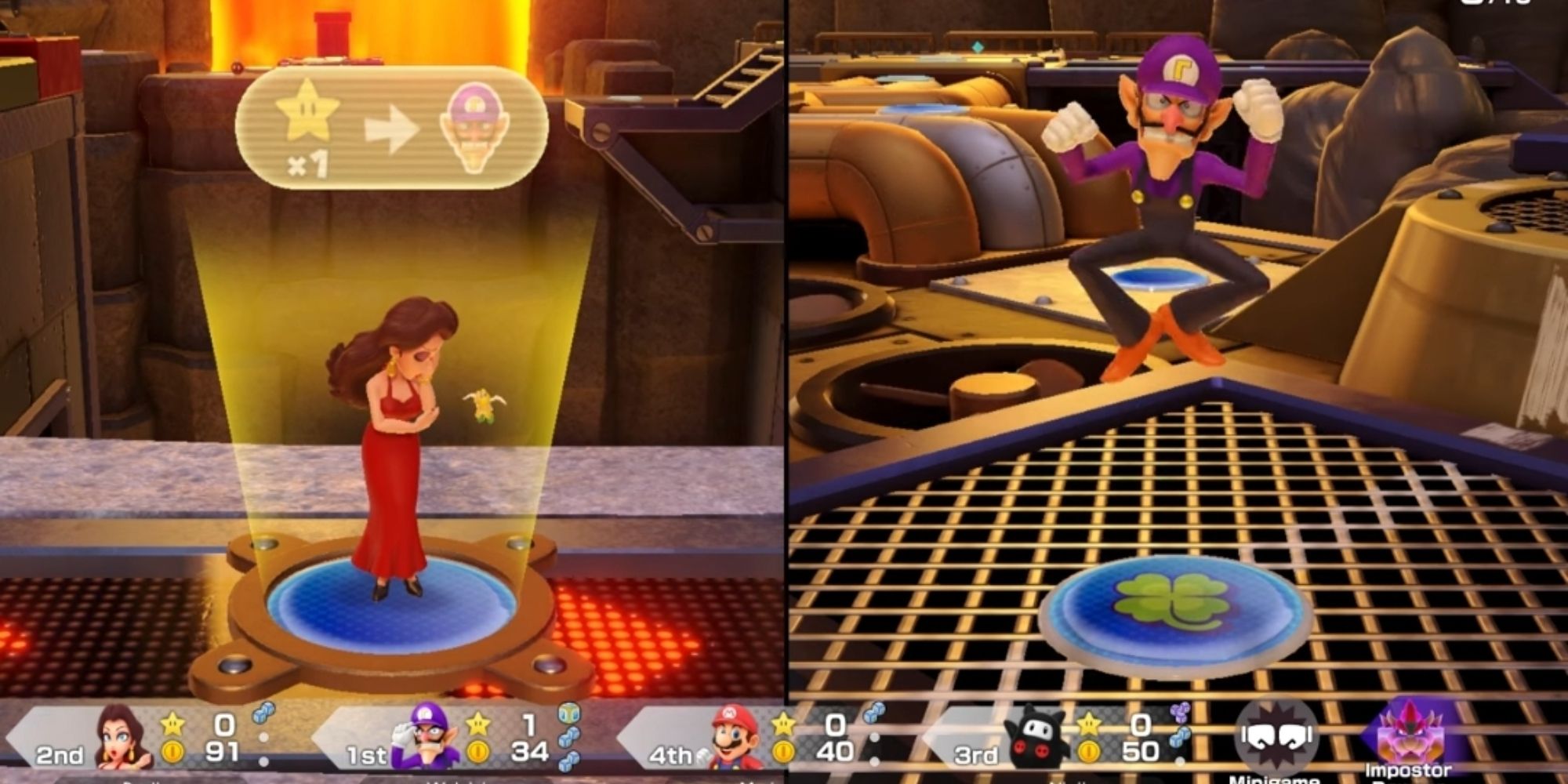 waluigi stealing star from pauline