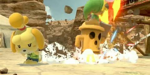 isabelle with lloid and toon link