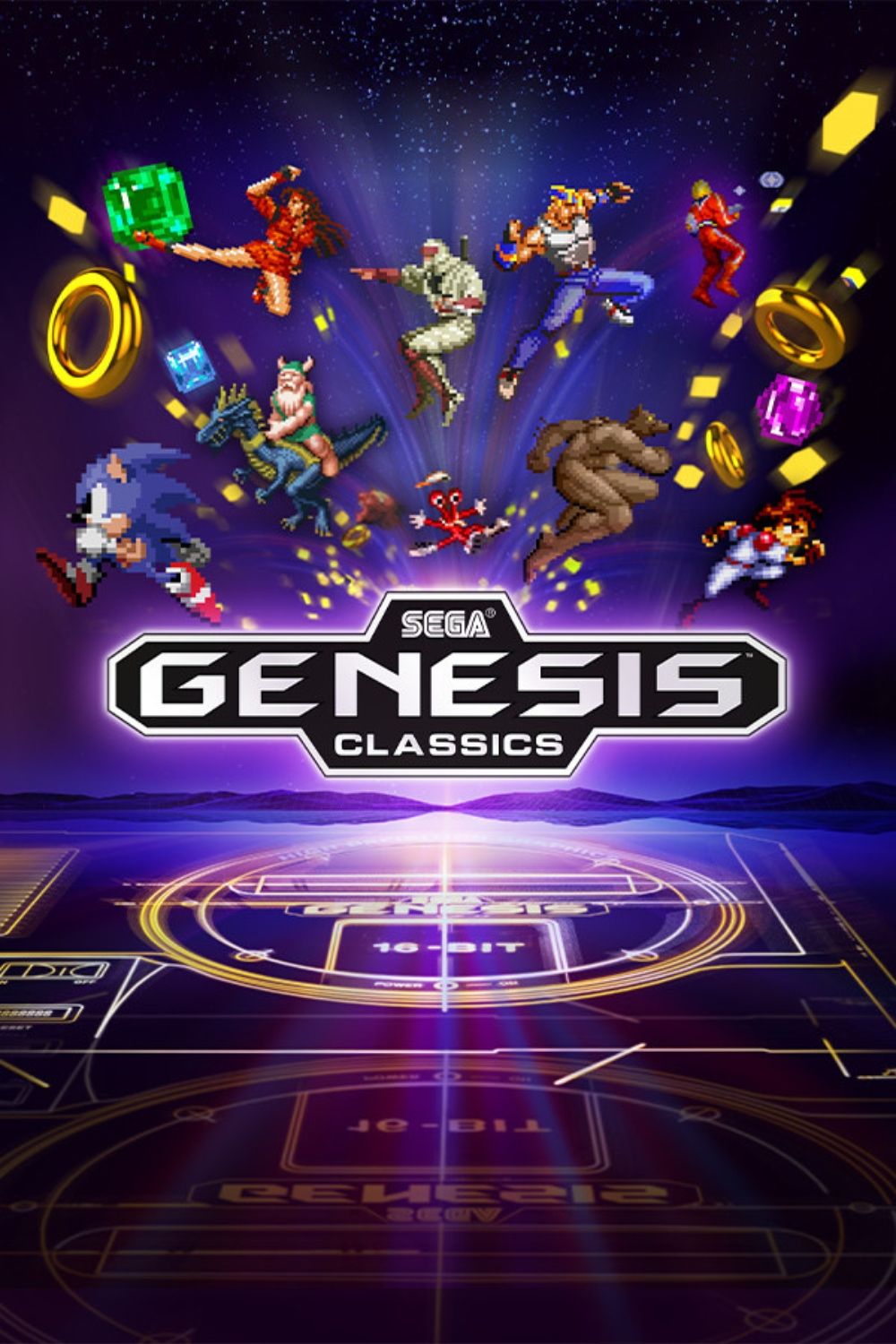 SEGA Mega Drive and Genesis Classics video game cover art tag