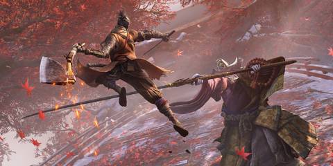 Sekiro performing a precise parry against an enemy attack