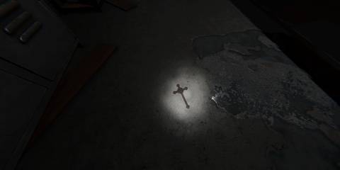 setting up a crucifix