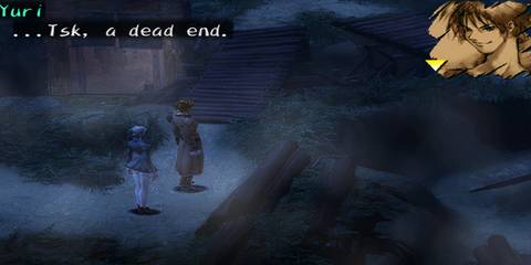 yuri and alice at a dead end in Shadow Hearts