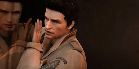 Silent Hill: Homecoming Alex Shepherd having his arm grabbed through a wall