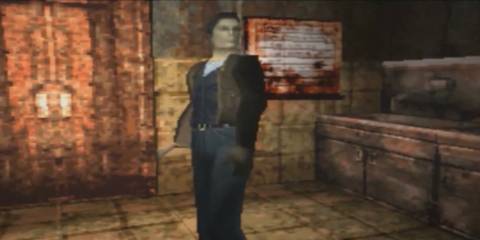 Harry looking around the kitchen in Nowhere