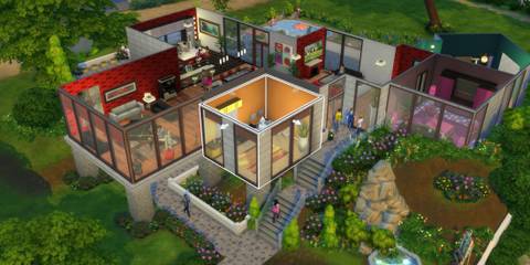 building house in The Sims 4