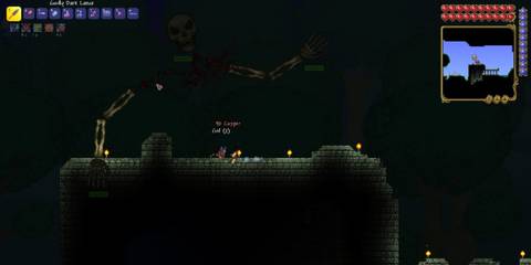 Skeletron Swipe Attack