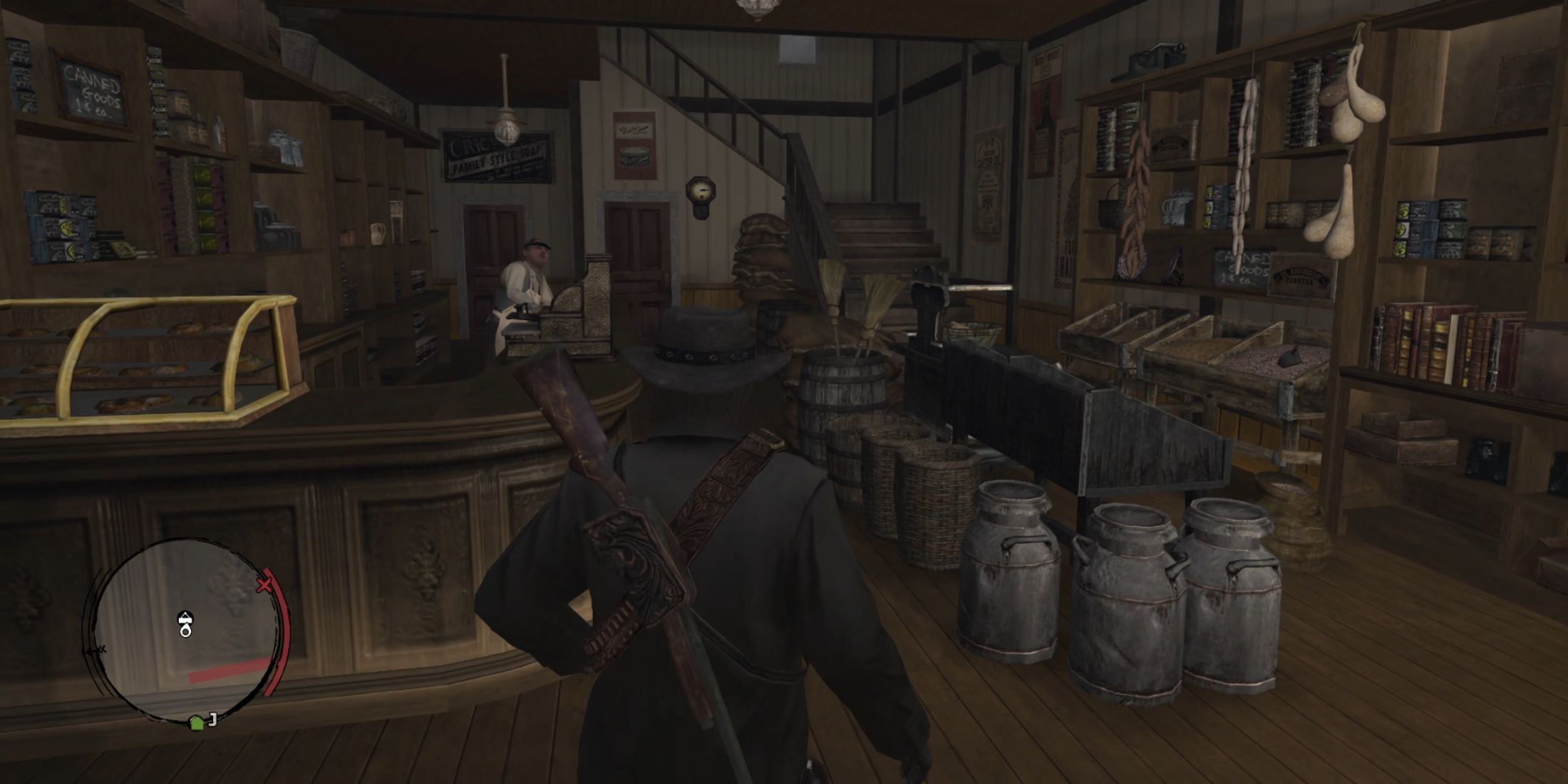 Selling skins and loot for money in Red Dead Redemption - General Store