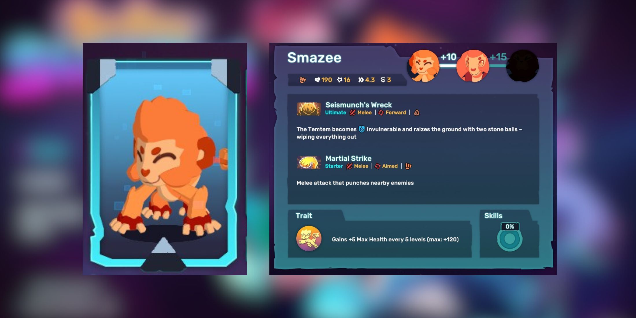 Temtem Swarm: Best Builds For Smazee