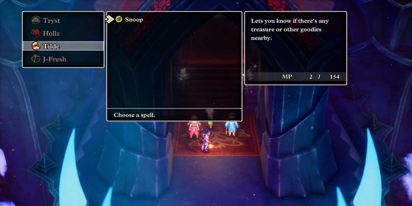 Snoop skill in Dragon Quest 3 HD-2D Remake