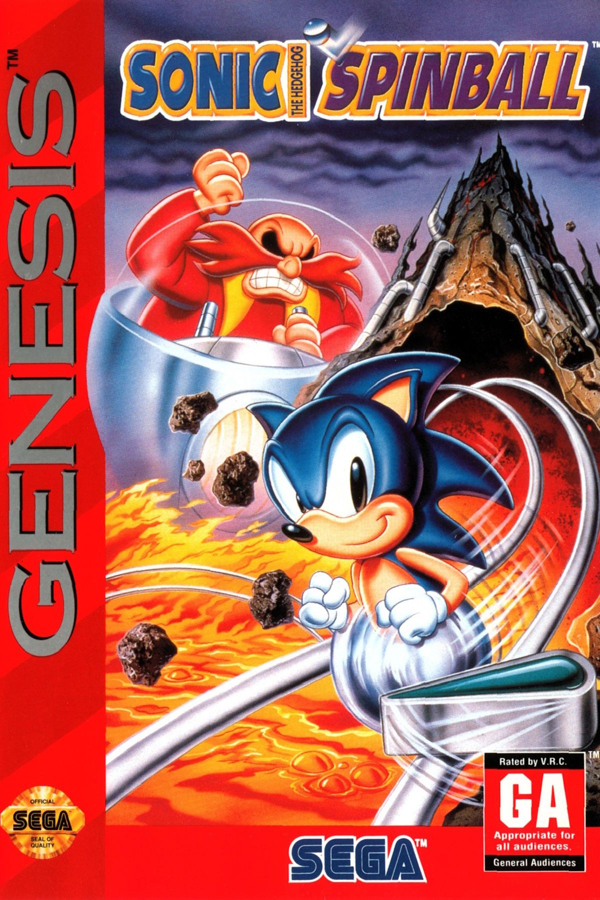Image of Sonic Spinball Cover