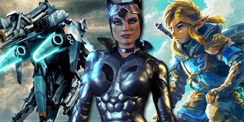 Split image of Xenoblade Chronicles X, Batman Arkham City Armored Edition, and The Legend Of Zelda Tears Of The Kingdom