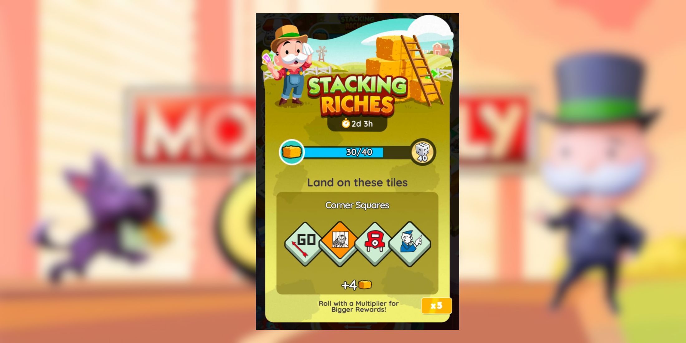 stacking riches monopoly go