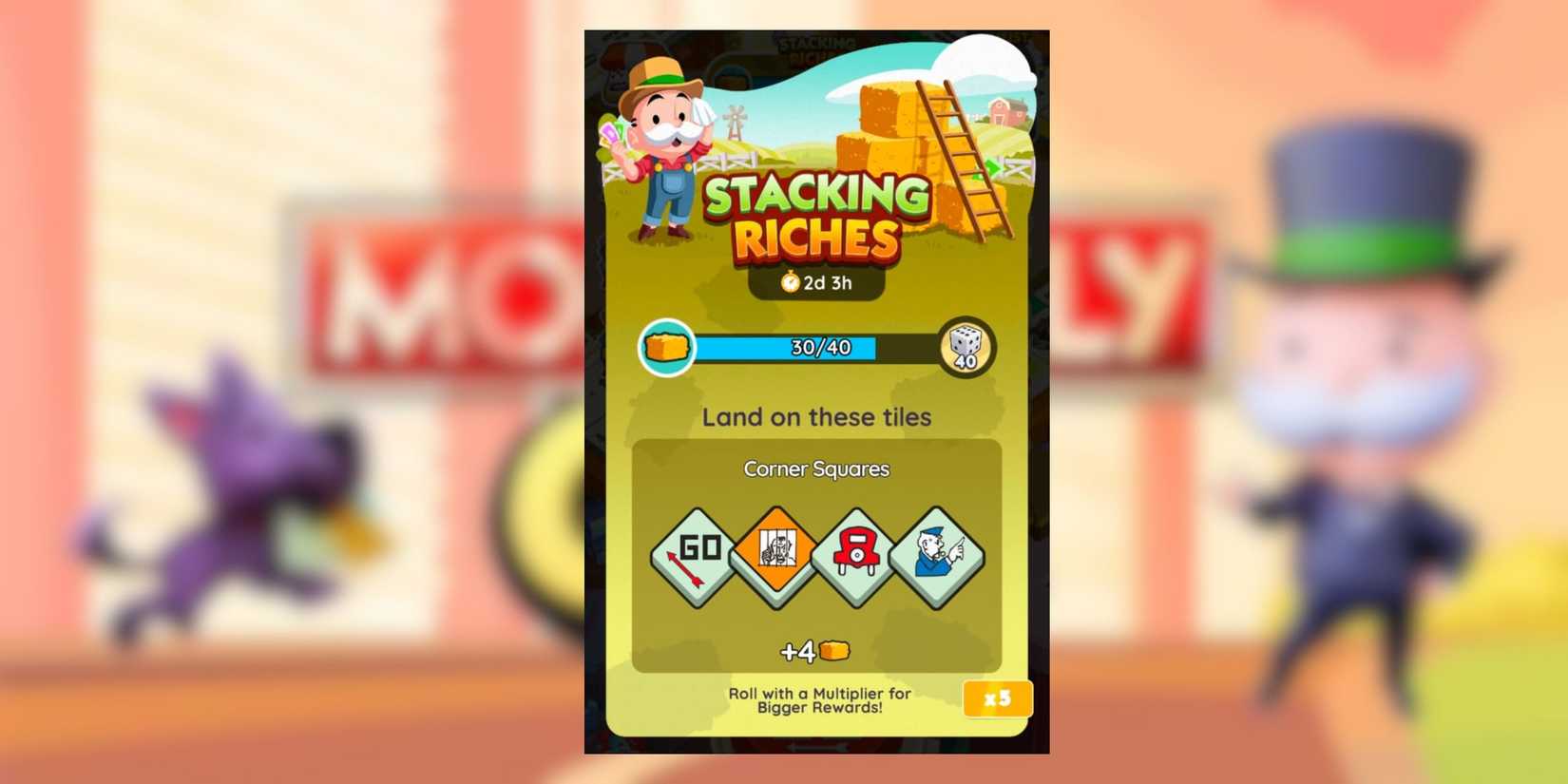 stacking riches monopoly go
