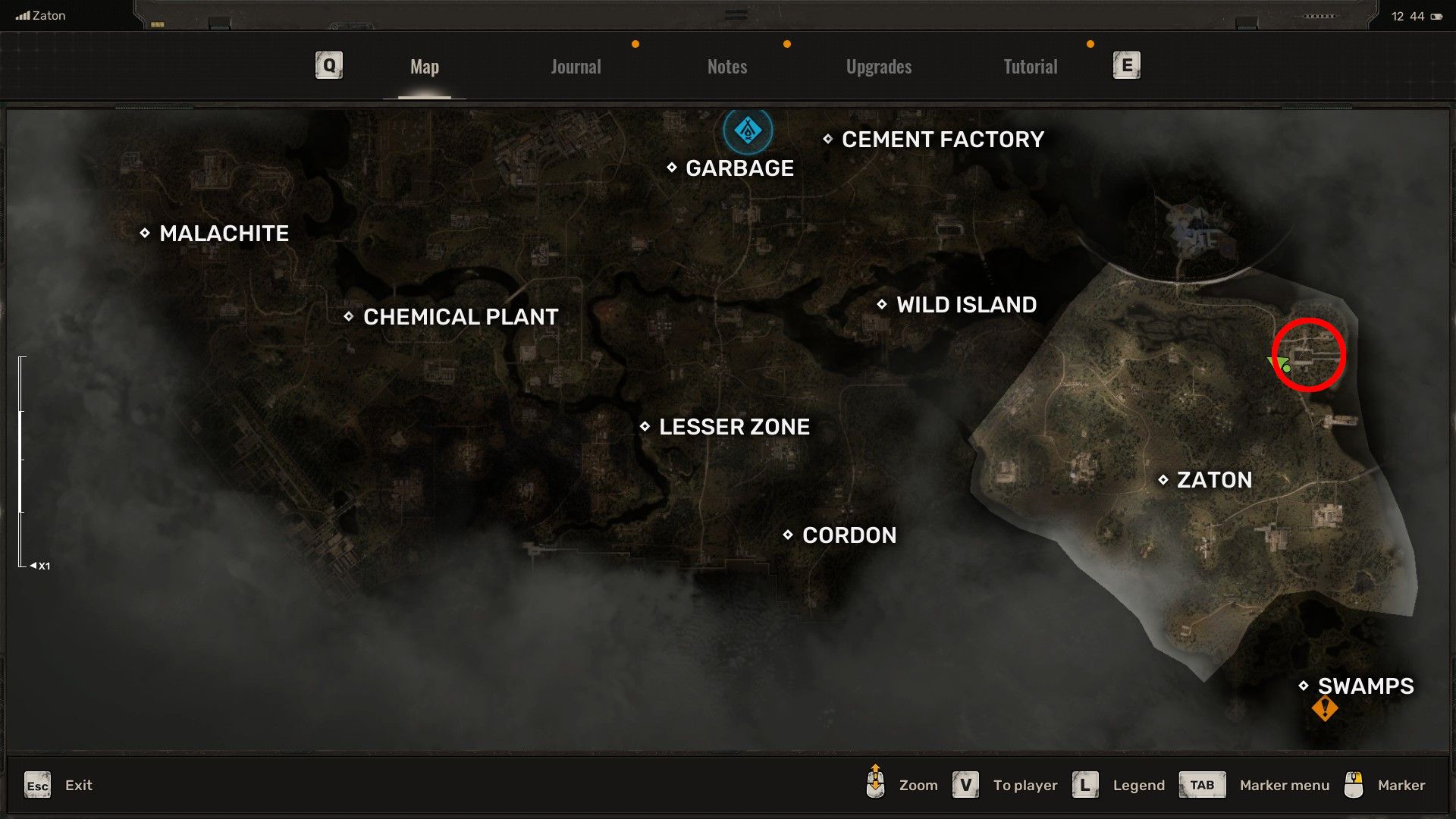 mapa hidrodinâmico do stalker 2